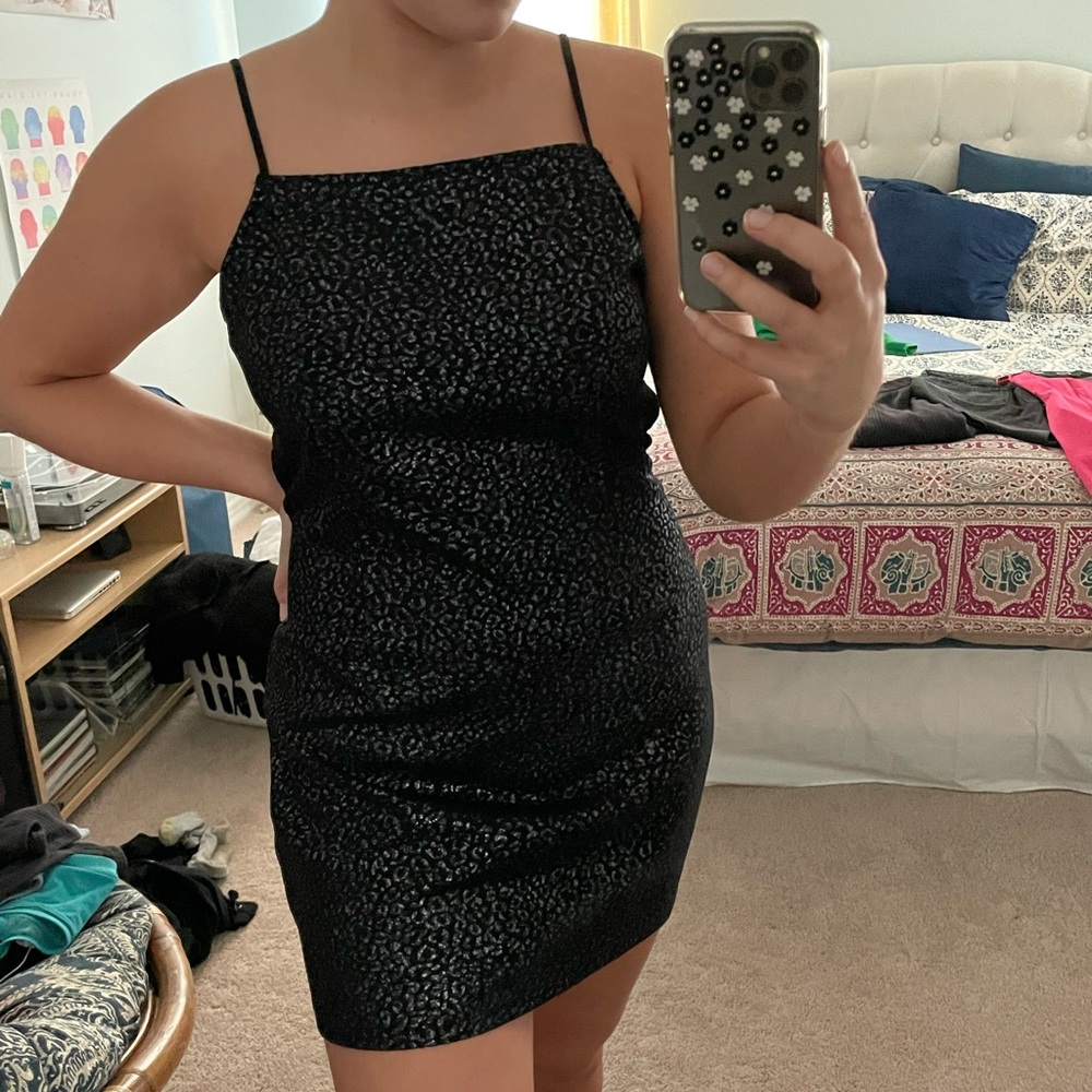 Urban Outfitters Textured Strappy Back Dress